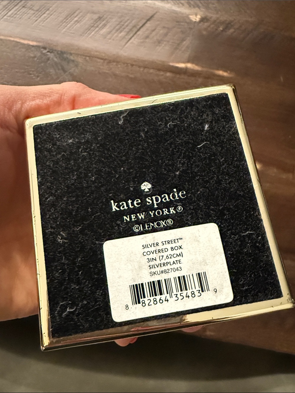 kate spade gold and black ‘stowaways’ box - Picture 2 of 4